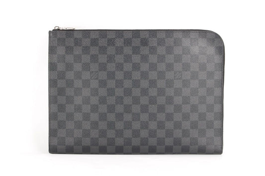 Louis Vuitton Monogram Pochette Damier Clutch GM 12345 70060334