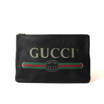 กระเป๋าคลัตช์โลโก้ Gucci Portfolio ขนาดใหญ่/31887