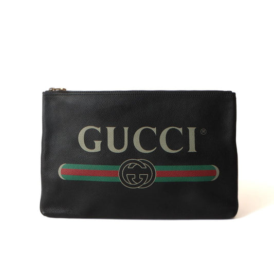 กระเป๋าคลัตช์โลโก้ Gucci Portfolio ขนาดใหญ่/31887