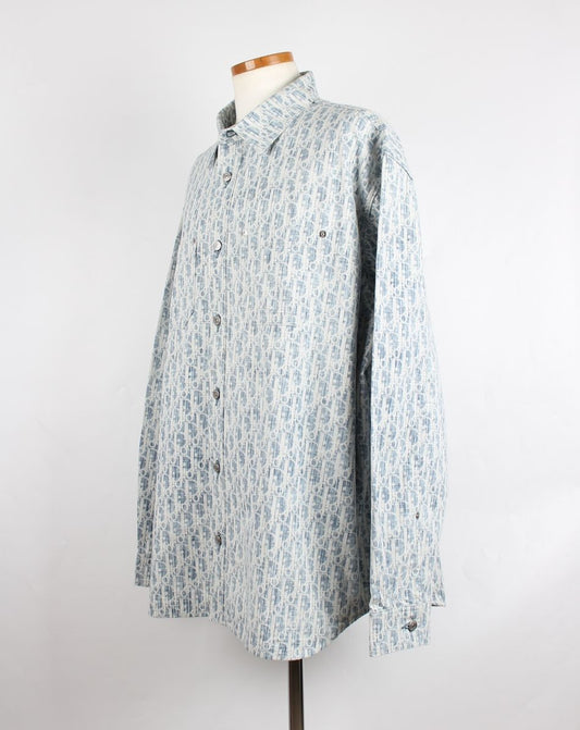 Dior Oblique Oversized Denim Shirt 45 71039038