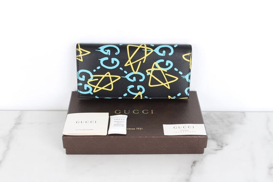 Gucci GG Star Print Long Wallet 71104307
