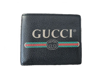 Gucci Black Logo Band Leather Wallet 12345 71154256