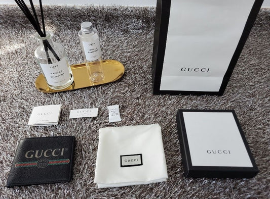 Gucci Black Logo Band Leather Wallet 12345 71154256