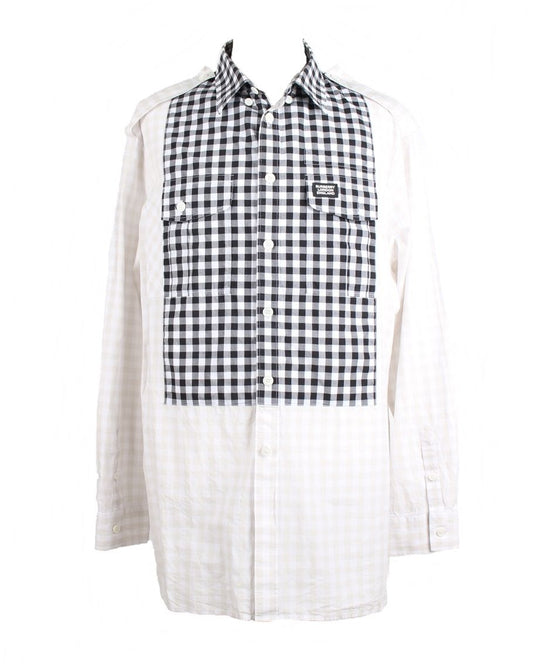 Burberry Gingham Detail Long Sleeve Shirt 12345 71174942