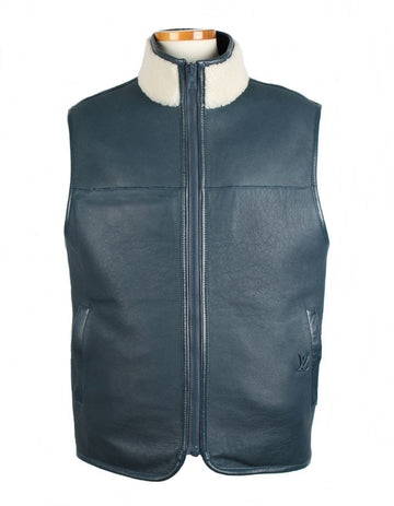 Louis Vuitton Reversible Shearling Gilet 52 71185747