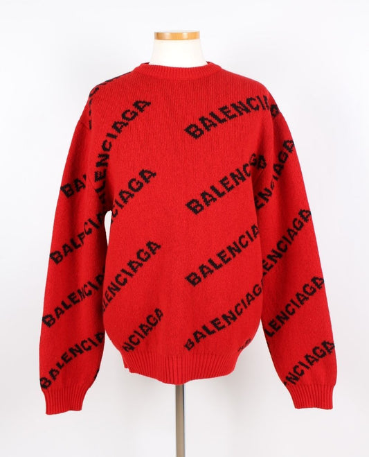 Balenciaga Multi Logo Knit 12345 71229911
