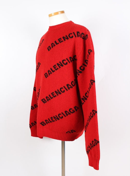 Balenciaga Multi Logo Knit 12345 71229911