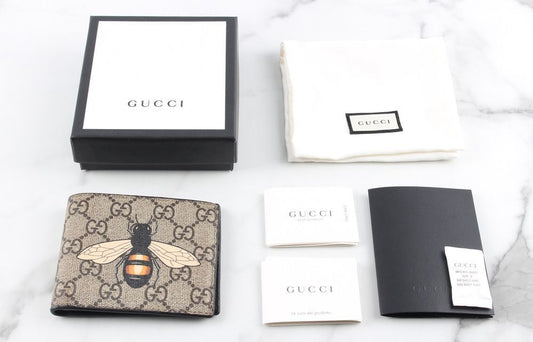 Gucci Bee GG Supreme Wallet 12345 71362829