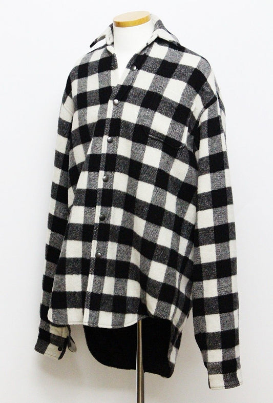 vetements Quilted Flannel Check Shirt 71618569