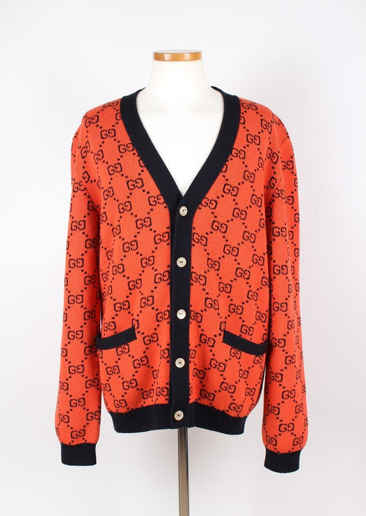 Gucci Cotton Blend Cardigan L 71620835