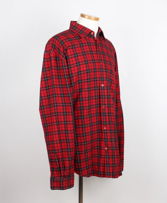 Balenciaga Red Tartan Check Shirt 38 71790499