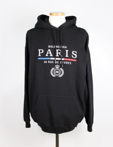 Balenciaga Paris Logo Hoodie S 71797975