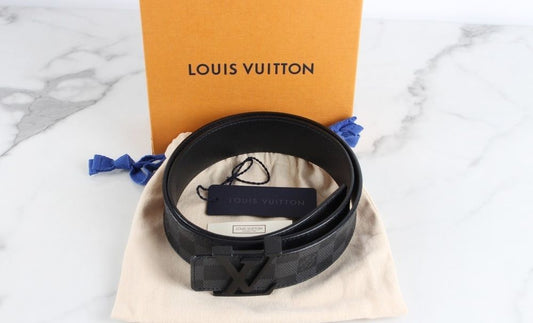 Louis Vuitton Damier Belt Black 85 71803993