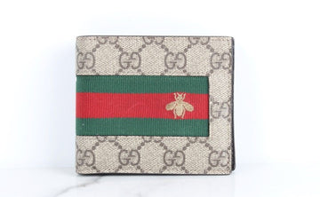 Gucci Web Supreme Bee Wallet 71808002