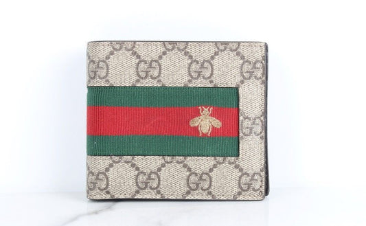 Gucci Web Supreme Bee Wallet 71808002