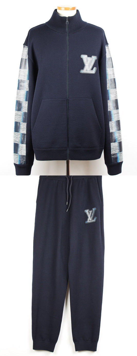 ชุดหนังปลายแหลมสีกรมท่าจาก Louis Vuitton - SKU: One Size