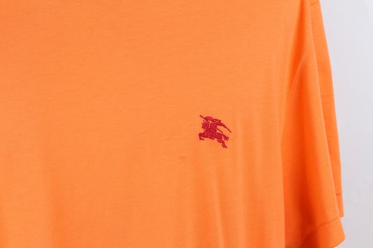 Burberry Embroidered Logo T-Shirt XL Orange 12345 71995113