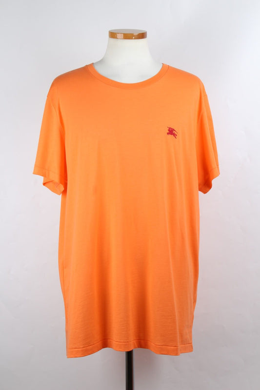 Burberry Embroidered Logo T-Shirt XL Orange 12345 71995153