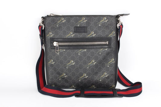 Gucci Jumping Tiger Supreme GG Crossbody Bag 12345 72005497