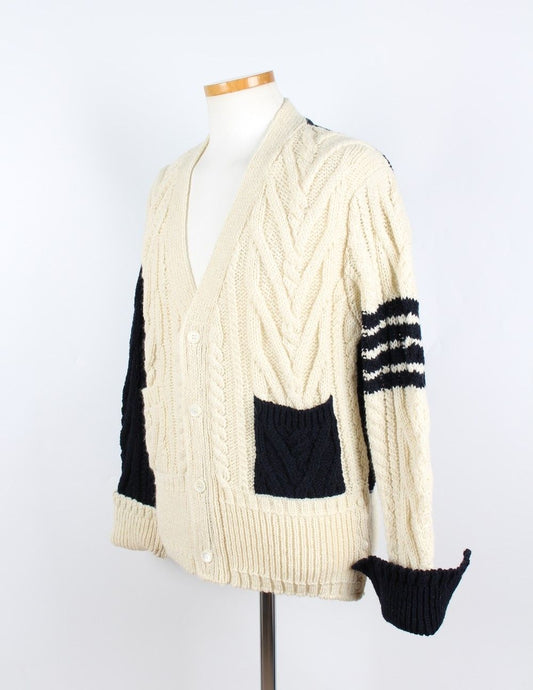 Thom Browne Cashmere Cable Mix Cardigan 105 72253667
