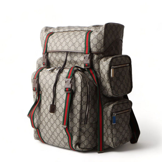 กระเป๋าเป้สะพายหลัง Gucci Supreme Ebony - 761561/31991-2