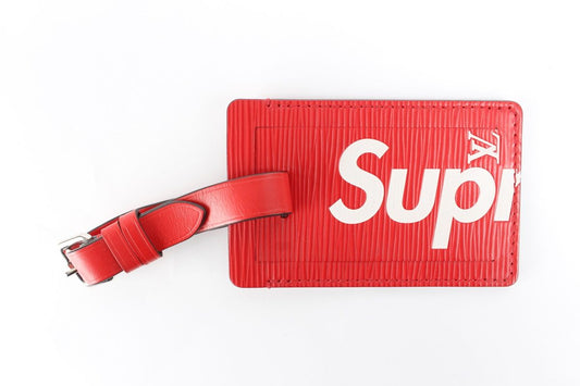 Louis Vuitton X Supreme Limited Edition Name Tag 72383497