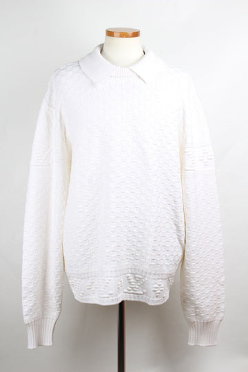Louis Vuitton Damier Wool Pullover Sweater XL 12345 72401773