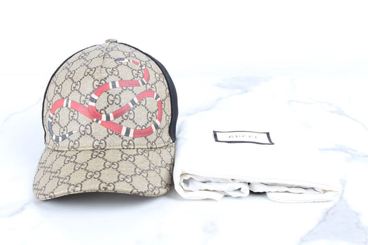 Gucci Snake Supreme Mesh Baseball Cap M 58 72754971
