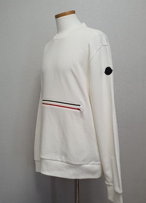 Moncler Logo Three Stripe Zip Sweatshirt 73256650