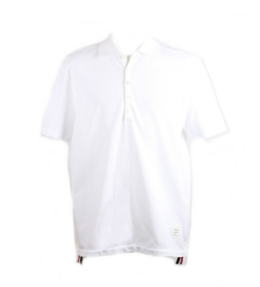 Thom Browne White Stripe Polo Shirt 2 73364680