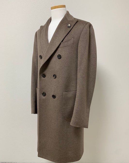 Lardini Peak Lapel Single Cashmere Coat 48 73502375