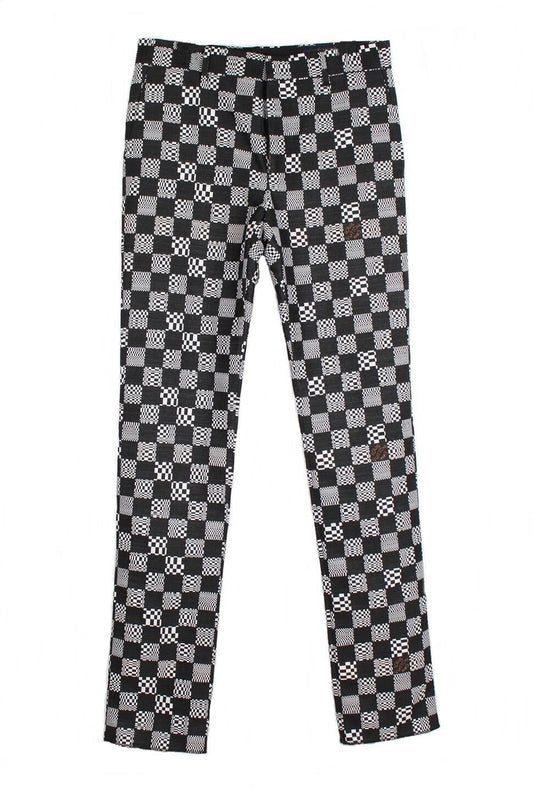 กางเกง Louis Vuitton Distorted Damier LV - ไซส์ 40 (SKU: 001)
