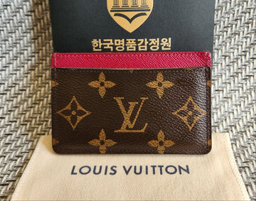 Louis Vuitton Monogram Fuchsia Card Holder 11A 73810114