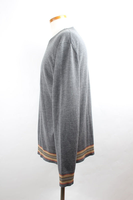 Burberry Icon Stripe Merino Wool Knit M 73889704