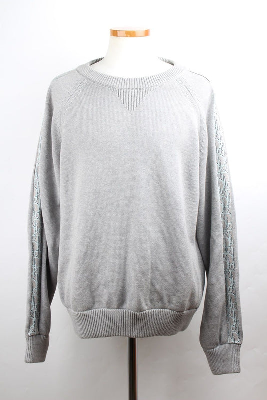 Dior Oblique Insert Knit Gray M 73894427