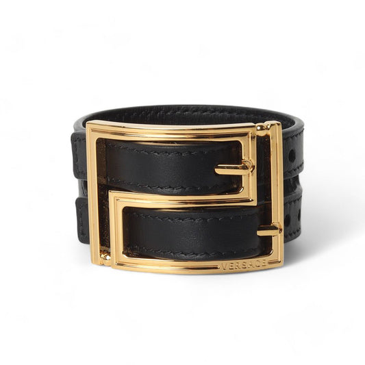 Versace Two Buckle Gold Plated Bracelet 32081-2 74222634