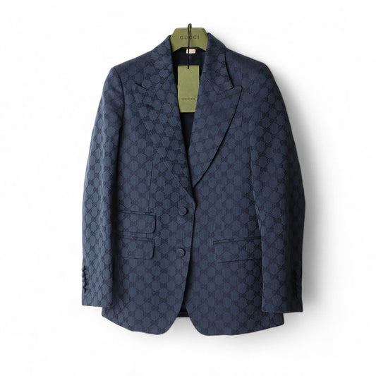 Gucci GG Linen Cotton Jacquard Jacket 38 75128764