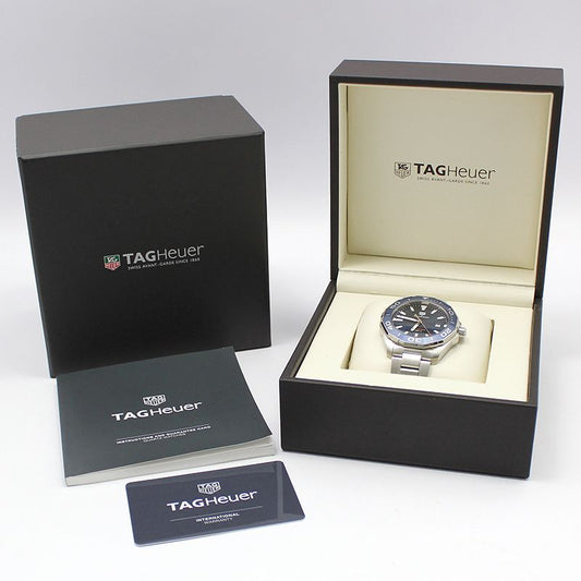 Tag Heuer AQUARACER WAY101C 43MM Blue Dial Quartz Steel Watch 77332940