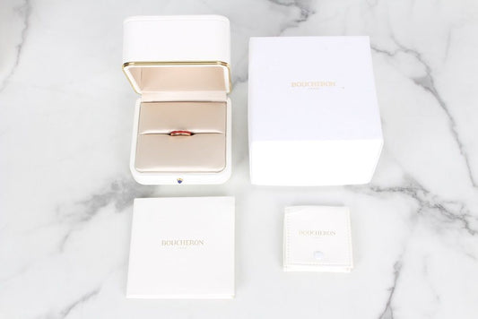 Boucheron Quatre Classique Red Ring Rose Gold 56 78121109