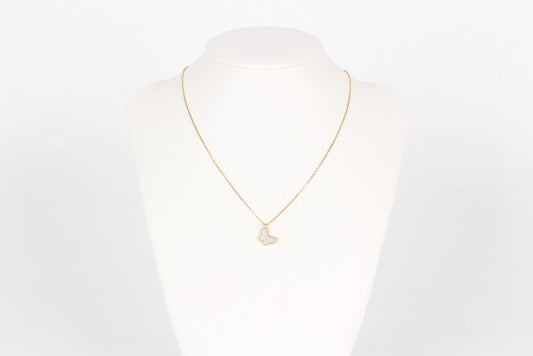 Van Cleef & Arpels Sweet Butterfly Alhambra Pendant Necklace 78179954