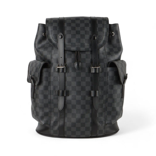 กระเป๋าเป้สะพายหลัง Louis Vuitton Damier Graphite Christopher พร้อมใบเสร็จ/32524