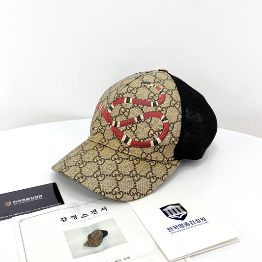 Gucci Snake GG Logo Cap 57 60874494