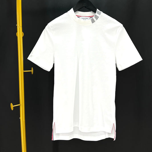 Thom Browne Diagonal Short Sleeve T-Shirt White MJS127A 80996049
