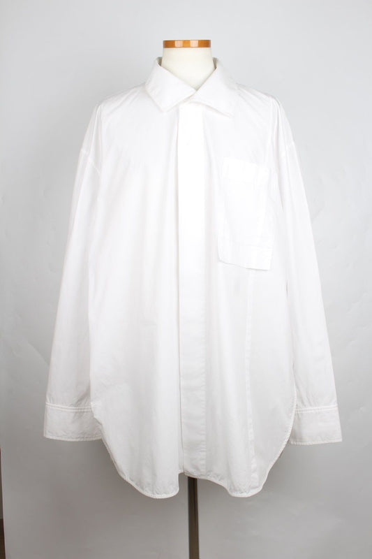 Wooyoungmi Back Logo Oversized Shirt White XL 12345 86691941