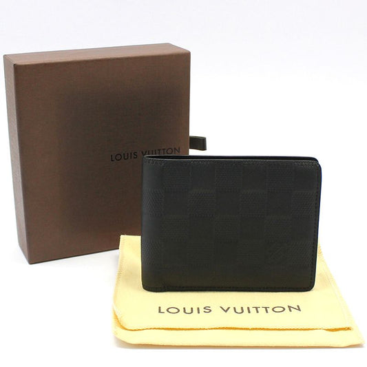 Louis Vuitton Damier Infini Multiple Wallet Black N63124 86706533
