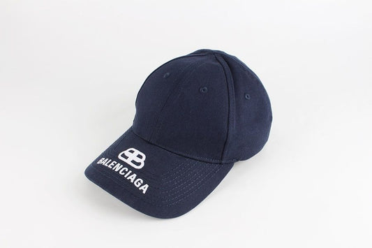Balenciaga BB Logo Cap Navy L 87237691