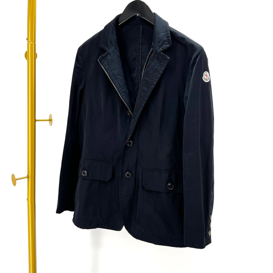 Moncler Button Blazer Zip Jacket Navy 12345 87772828
