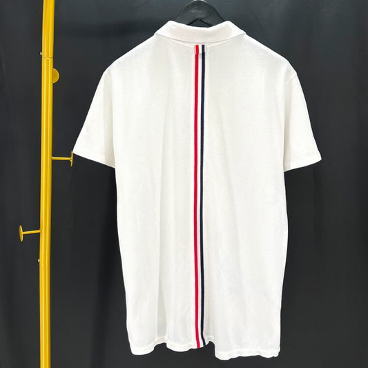 Thom Browne Short-Sleeved Polo Shirt White 5 90832030