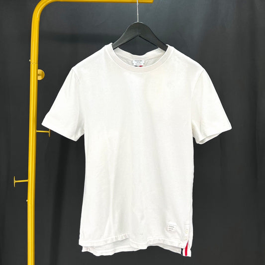 Thom Browne Short Sleeve T-Shirt White 12345 90832096