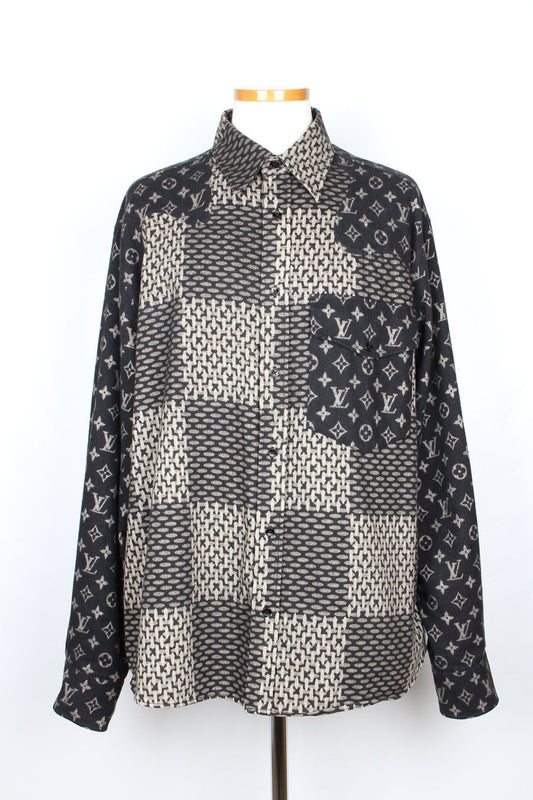 Louis Vuitton X Nigo Flannel Shirt Jacket 12345 91013216